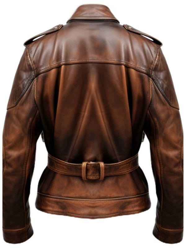 Men's Military Vintage Leather Jacket