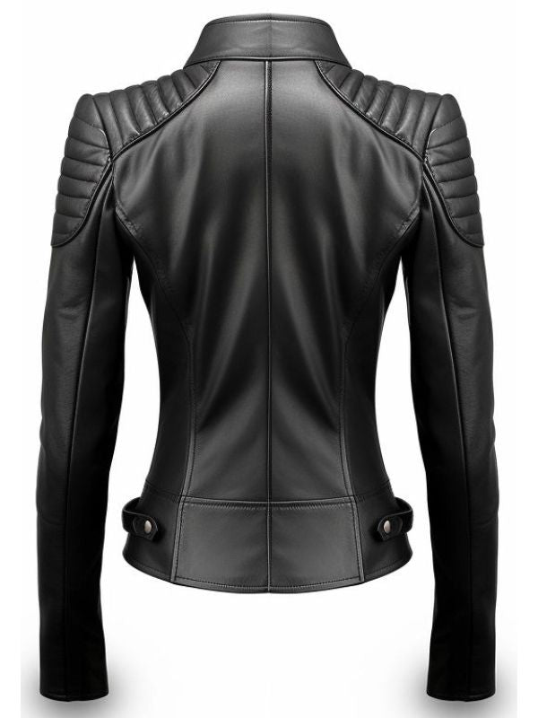 Lucinda Black Leather Stylish Jacket