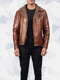 Shearling Brown Leather Jacket