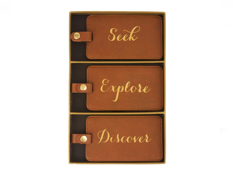 Faux Leather Luggage Tags: Stylish and Functional Travel Companions
