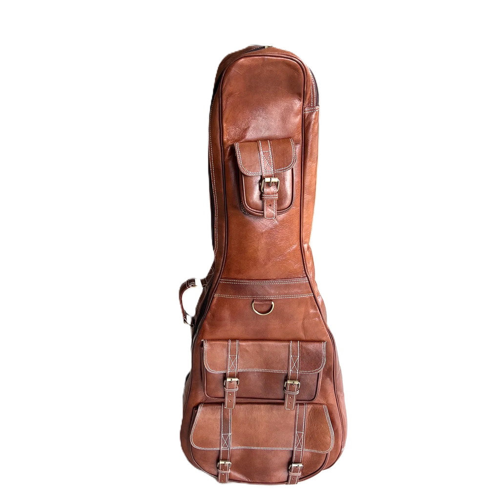Personalized Leather Guitar Case
